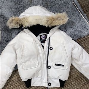 Canada Goose White Bomber